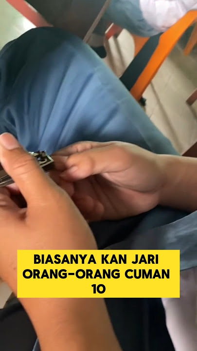 Momen lucu ketika lihat jari jempol tangan teman yang bercabang ‼️#teman #unik #lucu #kocak #shorts