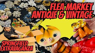 “SPRINGFIELD EXTRAVAGANZA; EPIC Antique Show Vintage Jewelry & More”| SHOP WITH ME | FLEA MARKET