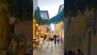 Amazing Evening View Of Trastevere Lazio In Italy New Video