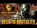 Mortal Kombat 11 - DESAFIO Só Vale BRUTALITY, Torre Tensa