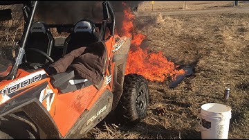 Polaris RZR Catches on Fire (1)