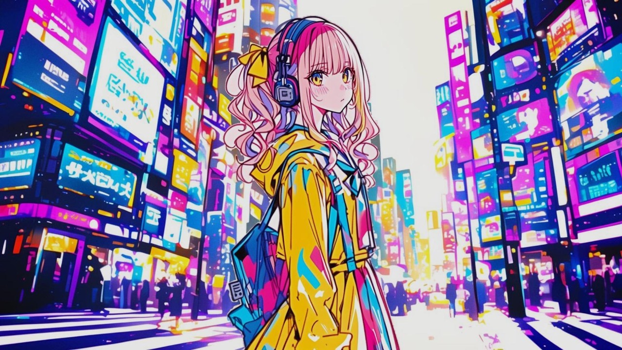 No copy right music // Emotional Pop Melodies stay by my side in Shibuya | For Live Streaming