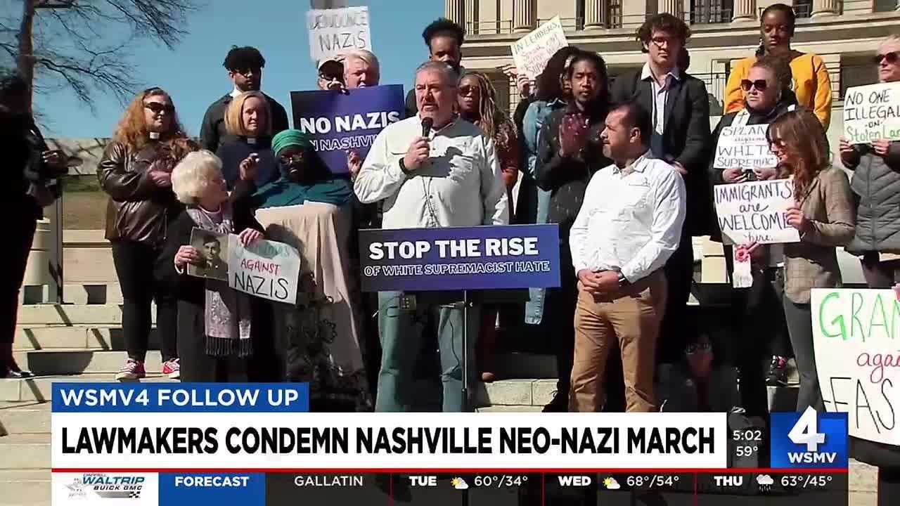 Lawmakers condemn Nashville neo-Nazi march