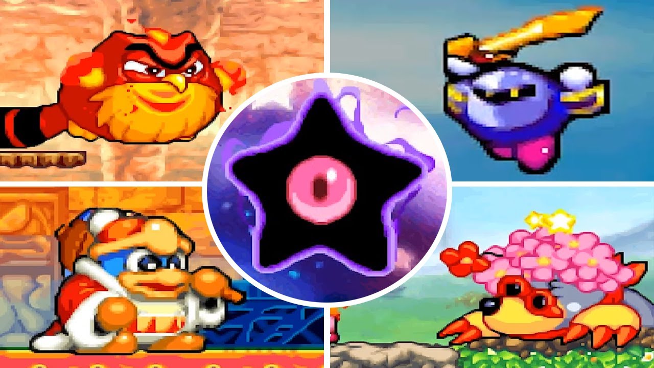 Kirby Squeak Squad - All Bosses