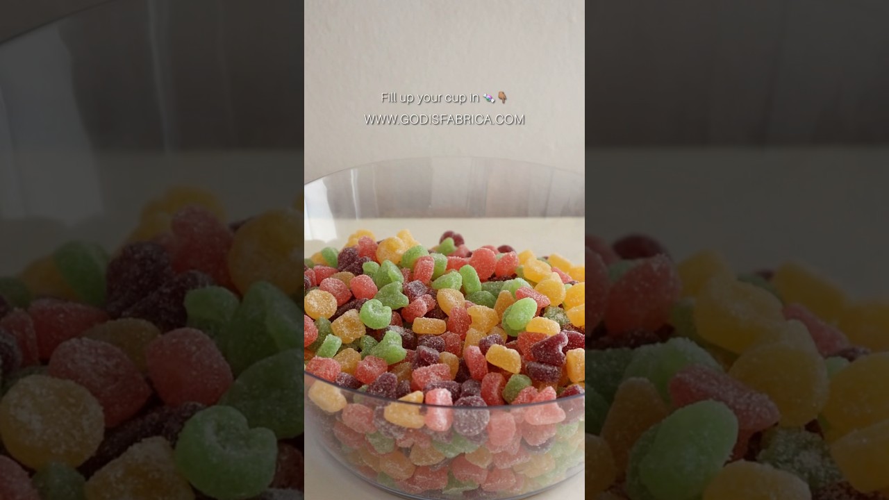 Welcome to Godis Fábrica! 😍 Go and fill up your cup in: WWW.GODISFABRICA.COM 🫶🏽🍬 