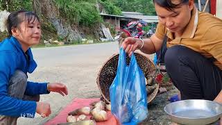 Harvesting giant bamboo shoots for sale - Build a farm | Cook nutritious porridge