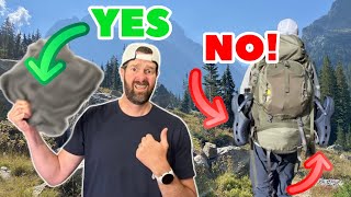 4lbs lighter! 5 affordable backpacking alternatives