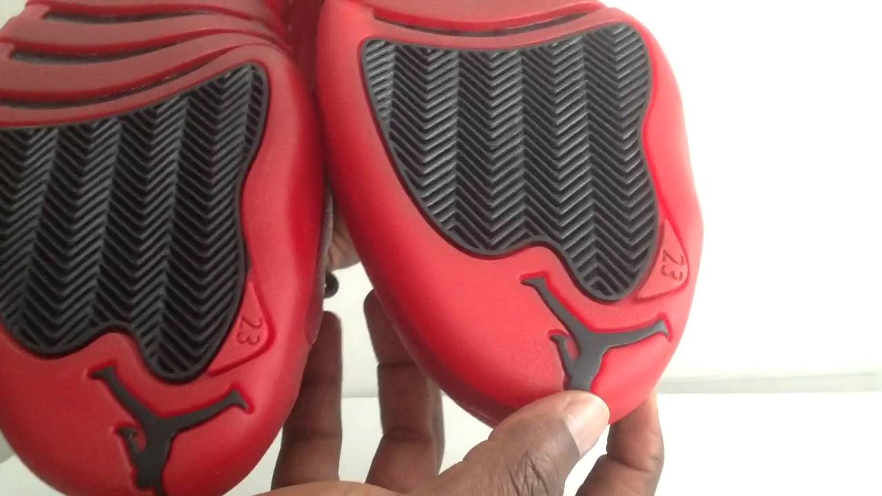 fake jordan 12 gym red