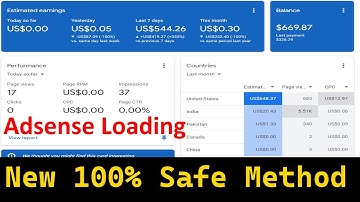 Adsense Loading 100% Safe Method invalid Report || Adsense Loading Kaise Kare