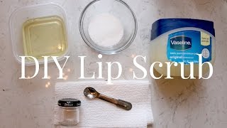 Thanks for watching! this lip scrub is super fast and affordable to
do! all you need olive oil, sugar vaseline. (if want a be 100%
natura...