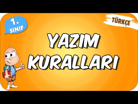 Yazım Kuralları 📙 1.Sınıf Türkçe #2024