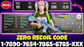 New Update 3.7⚡Best Sensitivity Code + Control Settings Pubg Mobile/Bgmi Sensitivity 2025