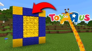 How To Make A Portal To The Toys R US Geoffrey The Giraffe Dimension in Minecraft!!!