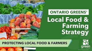 Local Food & Farming Strategy | Ontario Greens