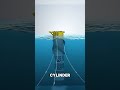 The IMPOSSIBLE Oil Platform: Floating 5 Miles Deep! #shorts #ocean #oil #science