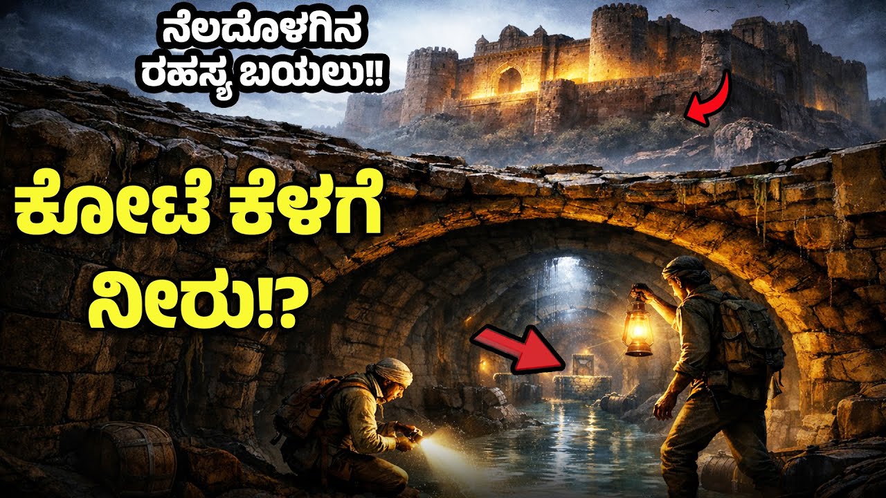 ಬೆಚ್ಚಿ ಬಿದ್ದ ಬೀದರ್ ಜನ😐ಬಯಲಾಯ್ತು 600 ವರ್ಷದ ಸುರಂಗ ರಹಸ್ಯ🤨Bidar Karez water system | Qanat | History