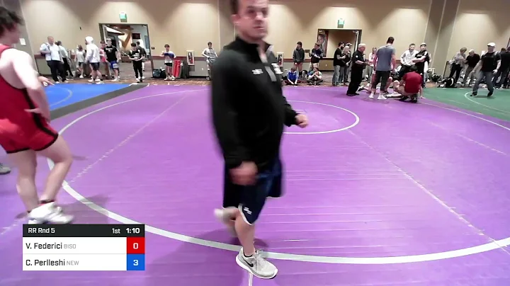 126 Lbs Rr Rnd 5 - Vincenzo Federici, Bison Traini...