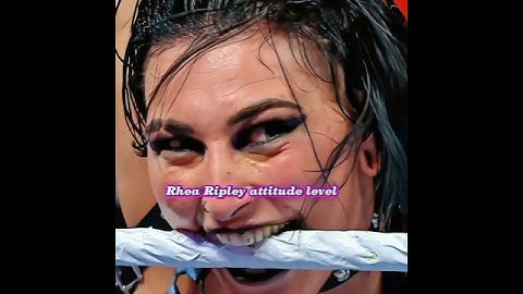 Rhea Ripley attitude level 😲#rhearipley#wrestling #ytshorts  #wwe#youtubeshorts #shortvideo