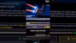 HOW DO I USE THE DSS | Helldivers 2