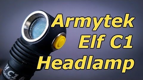 Armytek Elf C1 Rechargeable Headlamp - A Must Have!