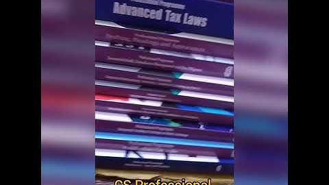 CS Professional New syllabus Study Material books unboxing।