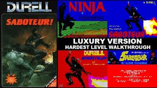 SABOTEUR (Luxury Re-release / 3 Loading screens / Intro /Trainer options) Walkthrough, ZX Spectrum