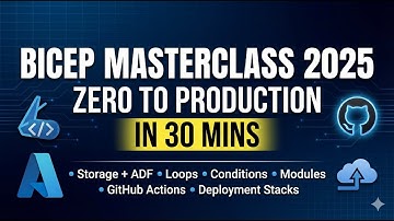 Bicep Tutorial 2025 – From ZERO to Production in 30 Minutes (Real Hands-On, No BS)