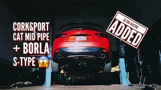 CORKSPORT MID PIPE w BORLA + ULTRA RACING SWAY BAR!!! READ DESCRIPTION!! // MAZDA 3 VLOG#6