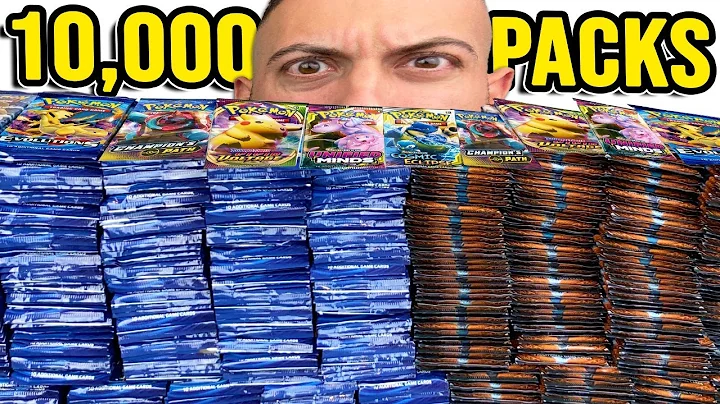 The Biggest Pokemon Cards Opening Of All Time | 10,000 Packs