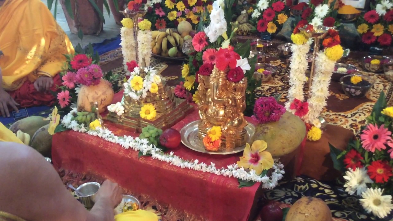 Suvarngharm abhishek ganesh laxmi pooja 2017 youtube