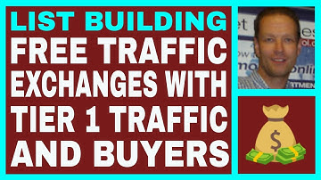 How To Get EMAIL SUBSCRIBERS With TRAFFIC EXCHANGES For FREE - Tier 1 TRAFFIC & BUYERS Included!!!