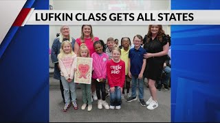 Valentine's Across America Project: Lufkin ISD class receives over 600 cards from all 50 states, ove