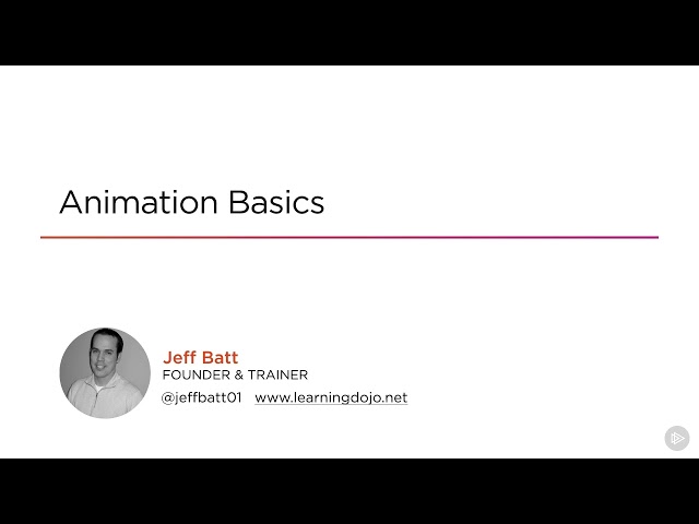 Module Intro HTML 5 Animations Made Easy - HTML 5 Animation Course