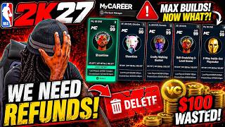 2K27: PLAYERS ARE LOSING HUNDREDS ON BUILDS! | NBA 2K27 NEWS UPDATE