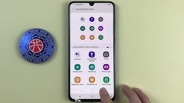 How to enable/disable Accessibility Menu on Samsung A70 Android 11
