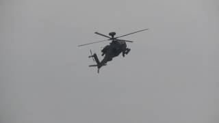 RAF Apache helicopter 4th practice landing Exercise joint warrior Woodbridge 4apr17 235p