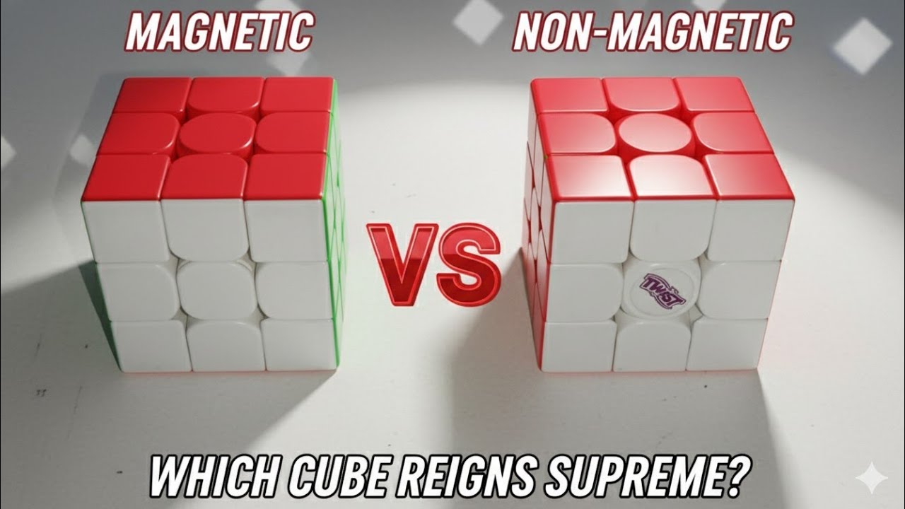 Non-Magnetic Cube vs Magnetic Cube 🔥 Best Comparison & Review | Speedcube Guide 2025