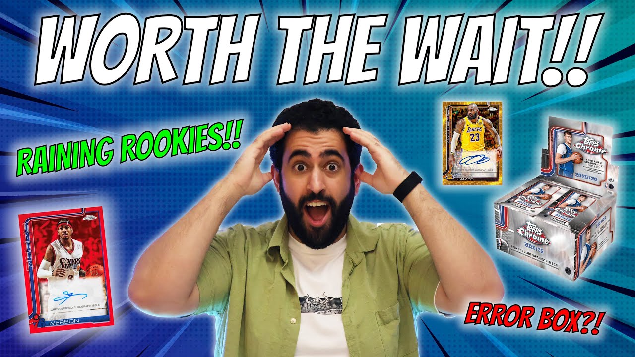 Коллекционные карточки NBA Topps Chrome 25-26!! Невероятное возвращение культовой серии!!!