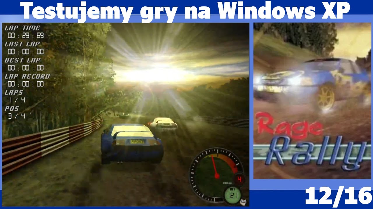 Testujemy gry na Windows XP - Rage Rally 12/16 - YouTube