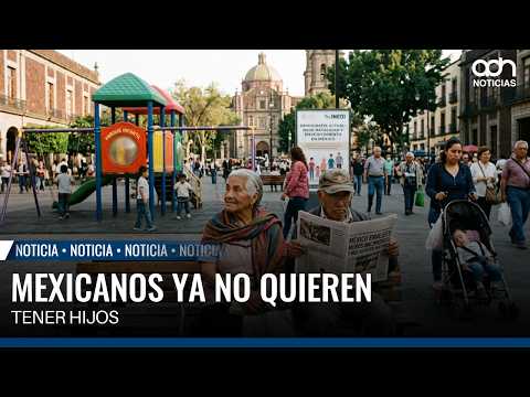 México está envejeciendo y cada vez nacen menos niños