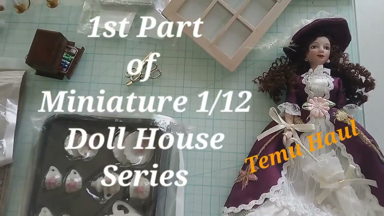 Temu Miniature Doll House Haul & Review.