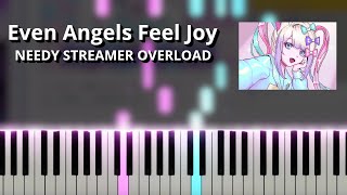 Even Angels Feel Joy - NEEDY STREAMER OVERLOAD OST (Piano Tutorial) screenshot 2