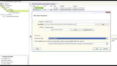 XYplorer-Tutorial - Using Catolog (setting up to use a script)