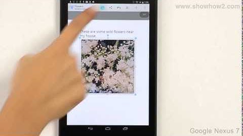 Google Nexus 7 - Save Quick Office Document To Google Drive Or Downloads Folder