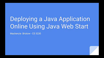 What does Java Web Start do?