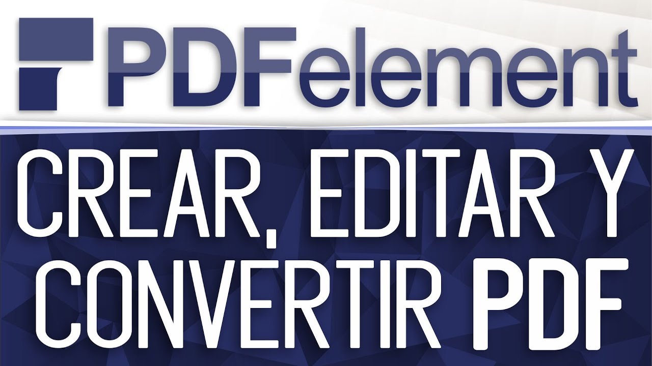 Crea, edita y convierte PDF con PDFelement - Dostin Hurtado - YouTube