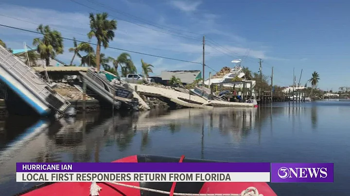 Two CC firefighters back home after helping Florida recover from Hurricane Ian