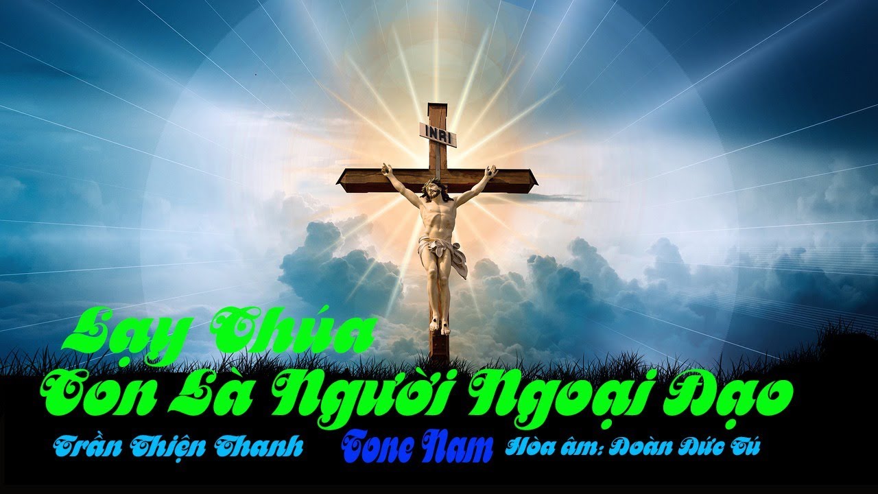 karaoke Lạy Chúa Con Là Người Ngoại Đạo |tone Nam|🎤