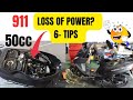 LOSS OF POWER BOGGING DOWN 50cc SCOOTER TIPS