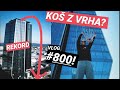 ŽENA: "NE BOŠ TROFO!" - Poizkus meta na koš z najvišje slovenske stavbe! - VLOG #800!